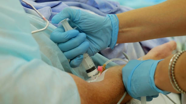 nurse administered iv at home